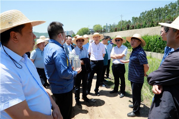 平博集团复工复产促增添项目观摩聚会与会职员走进环保保隆生态三秦在延在铜项目