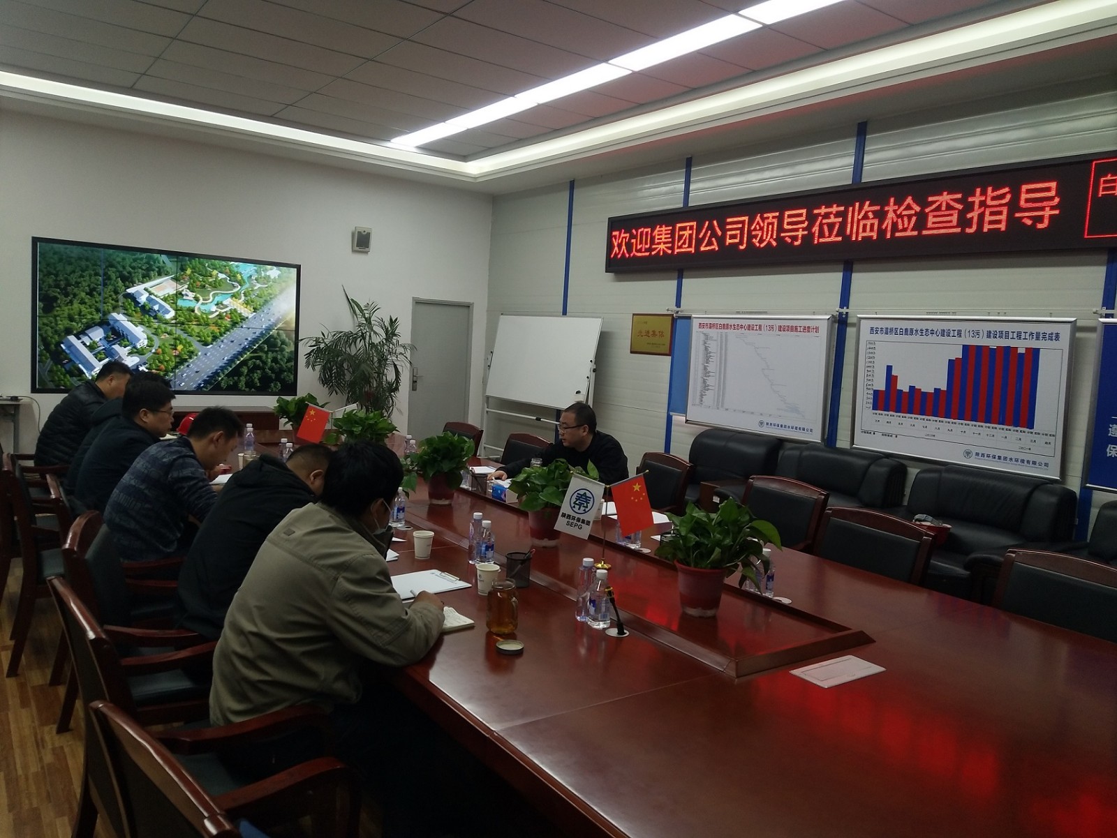 平博集团检查水情形公司清静生产事情