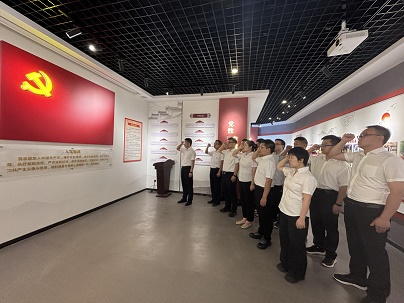 商南公司联合党支部开展“赓续红色血脉，，，，，砥砺奋进征程——庆祝中国共产党建设104周年”主题党日运动